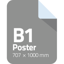 b1 poster printen afdrukken
