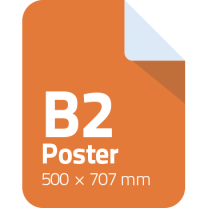 b2 poster printen afdrukken