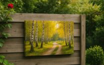 Foto op canvas buiten 60x40