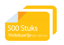 500 stuks visitekaartjes 